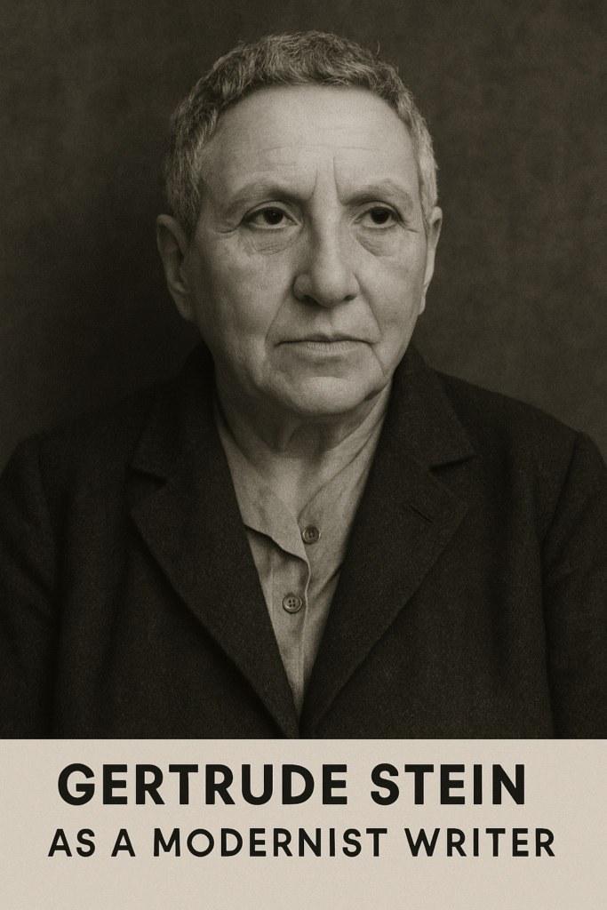 Gertrude Stein as a Modernist Writer