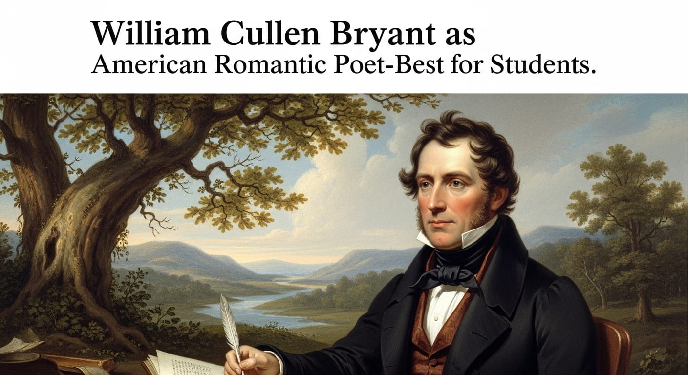 William Cullen Bryant as American Romantic Poet-Best for Students