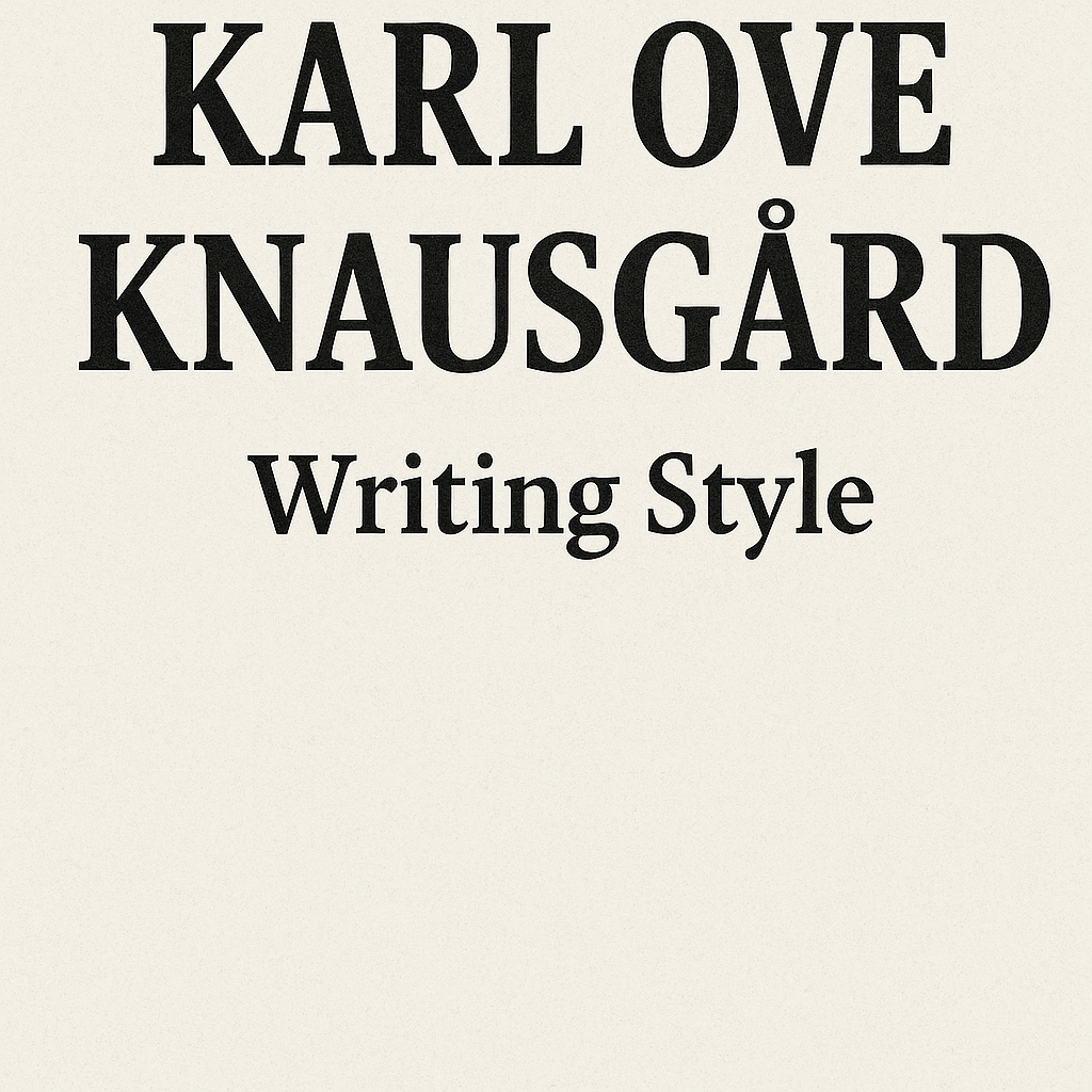 Karl Ove Knausgård Writing Style: Memory, Honesty, and Detail