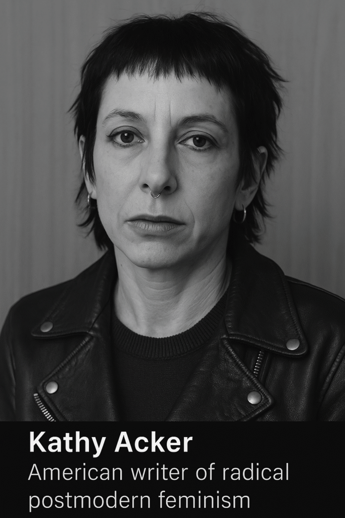 Kathy Acker American Writer of Radical Postmodern Feminism