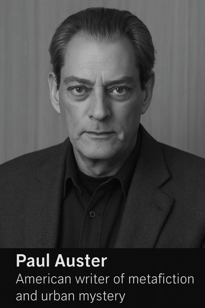 Paul Auster American Writer of Metafiction and Urban Mystery