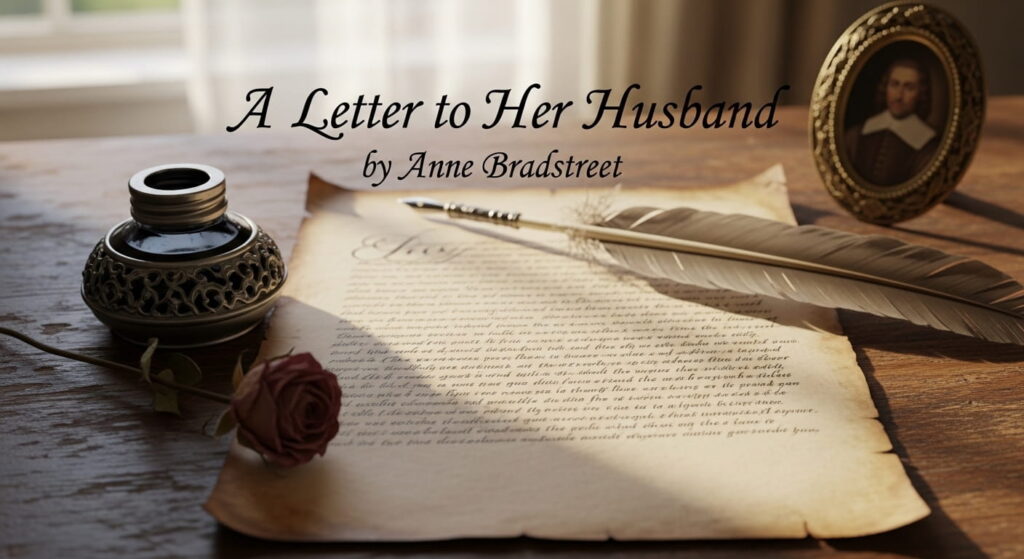 Symbolic depiction of distance and emotional bond in Anne Bradstreet’s poem