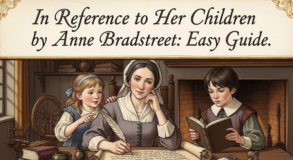 Birds symbolizing children and family bond in Anne Bradstreet’s poetry