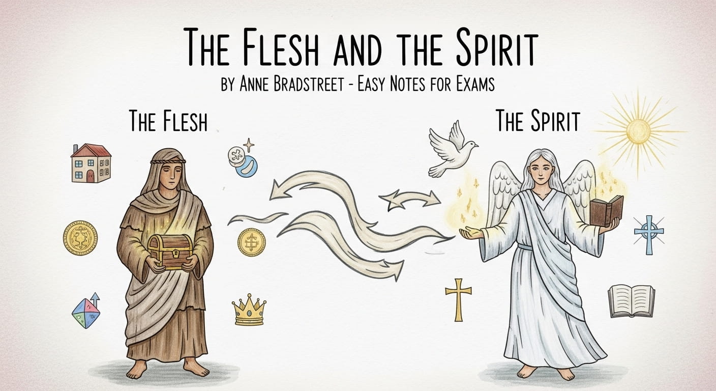 The Flesh and the Spirit by Anne Bradstreet
