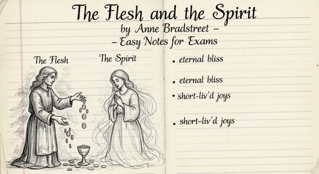 The Flesh and the Spirit by Anne Bradstreet