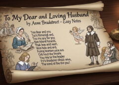 To My Dear and Loving Husband by Anne Bradstreet-Easy Notes